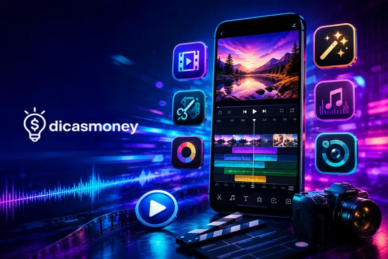 5 Apps para Editar Vídeos Direto do Celular: Os Melhores Aplicativos para Criar Conteúdos Profissionais em 2026 5 Apps para Editar Vídeos Direto do Celular